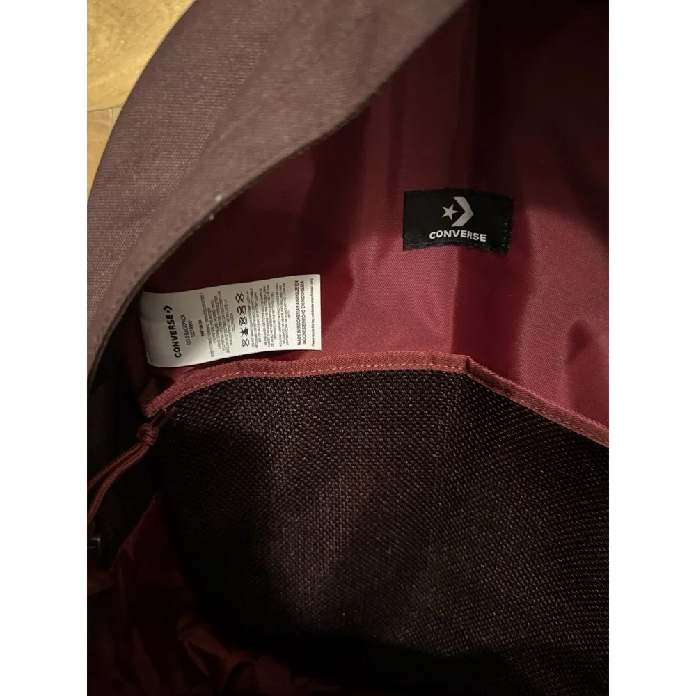 Converse Go 2 Backpack Burgundy‎ Red 18'' NWOT Unisex Streetwear
